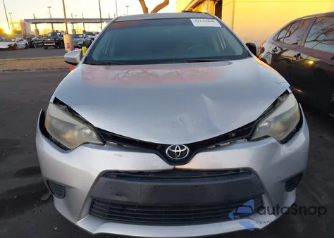 2015 Toyota Corolla L from USA, damaged, VIN 5YFBURHE5FP295497